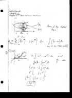 Calculus 2 Chapter 6.1, 6.2, 7.1 Notes