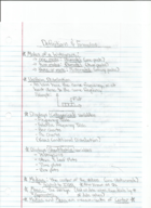 Statistics Exam 1 Study Guide