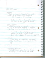 Math 104 Study Guide for 2/14 Exam