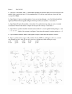 Physics one Test along with Solutions. 