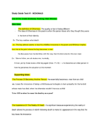 Study Guide Test 1