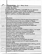 Patho Test 1 Study Guide