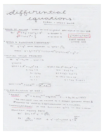 Math 2214 Exam 1 Study Guide