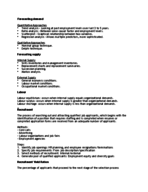 Human resources Test review 