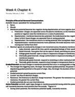 BIO 3301: Chapter 4