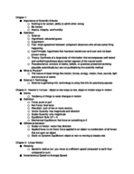 First Exam Study Guide