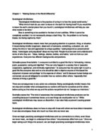 SOC 401 Intro to Soc Practice Notes