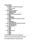 Physics II, Study Guide for Test 1