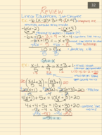 College algebra review Test 1