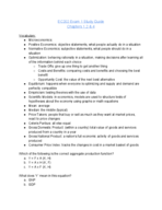 EC202 Exam 1 Study Guide