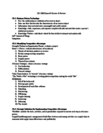 CIS 3380 Exam 1 Review