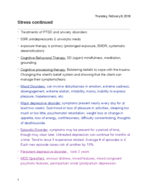 Abnormal Psych 2/8 Notes
