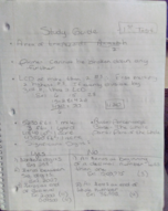 Study Guide-Test 1