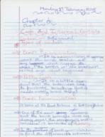 ACCT Notes from Monday 18th to Friday 23th