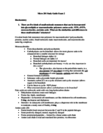 Micro 201 Exam 2 Study Guide