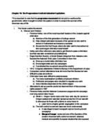 Chapter 19: The Progressives Confront Industrial Capatilsm