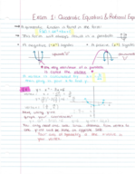 Math120 - Giles - Quadratic Equations/Rational Exponents