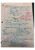 A&P 2 Midterm 1 study guide