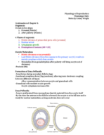 Repro Week 5 Notes