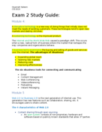 Exam 2 Study Guide