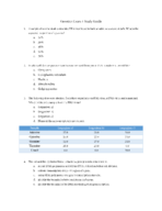 Genetics Exam 1 Study guide