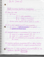 CHM 1046L, Ch. 15 (part 2) notes
