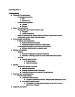 Psychology week 6 notes