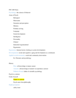 PSY 200 Ch 1 & 2 Notes