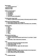 Nutrition Study Guide 1