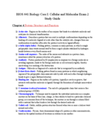BIOS 41 Exam 2 Study Guide