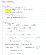 Exam 1 Study Guide