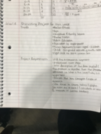 Week 7 Notes