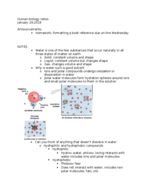 Water and pH