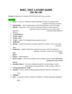 TEST 1 STUDY GUIDE