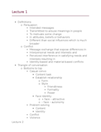 COM 325 Lecture Notes