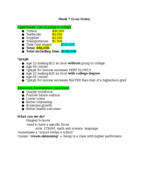 Econ week 7 notes