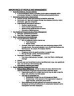 MGMT 3010 - Organizational Behavior - Exam 1 Study Guide/Notes