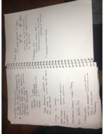 Week 8 notes