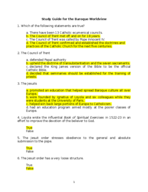 World Foundations 2 Notes for Week 4