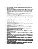 Midterm Study Guide