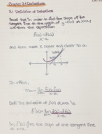 Derivatives with limits