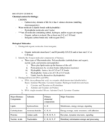 Bio 1510 Module 2 Study Guide
