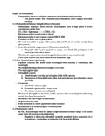 Chapter 10: Photosynthesis