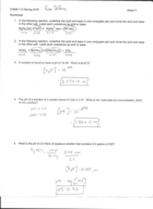 Chemistry 112 Notes Week 4