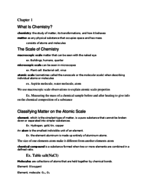 Chem 111 Study guide