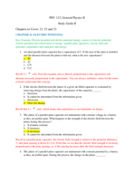 PHY 112, Study Guide II