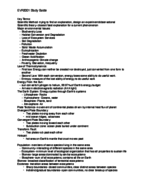 EVR2001: Midterm Study Guide