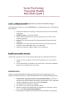 Social Psychology Theories & Models