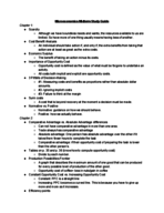 Microeconomics Midterm