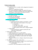 chapter 8 and 9 notes - week 6 